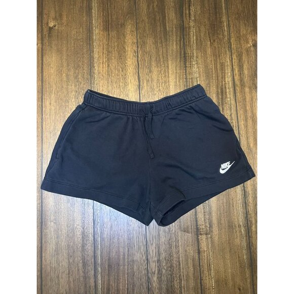 Nike Pants - Nike Sportswear Shorts Women's MEDIUM Black Club Fleece Relaxed Mid Rise 3"